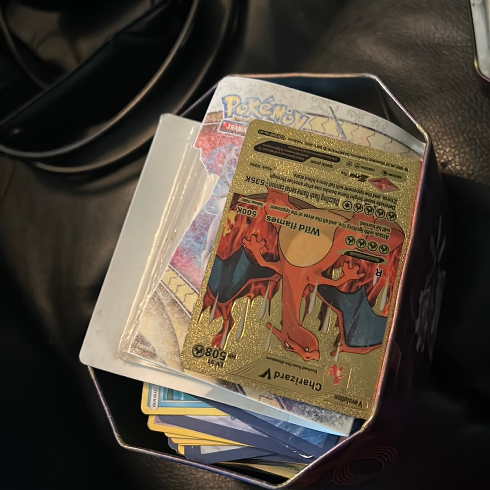 Brand new Pokémon cards for gold book